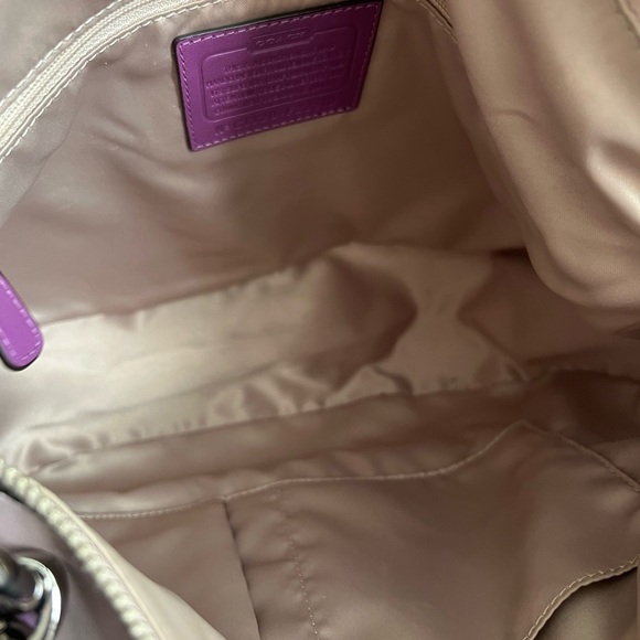 COACH F22510 Kristin Spectator Leather Round Satchel - Picture 6 of 16